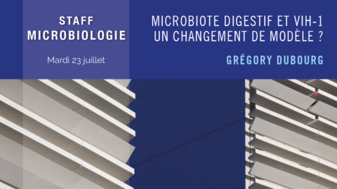 Microbiote digestif et VIH-1 un changement de modèle ?