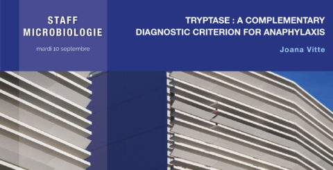 Tryptase : a complementary diagnostic criterion for anaphylaxis