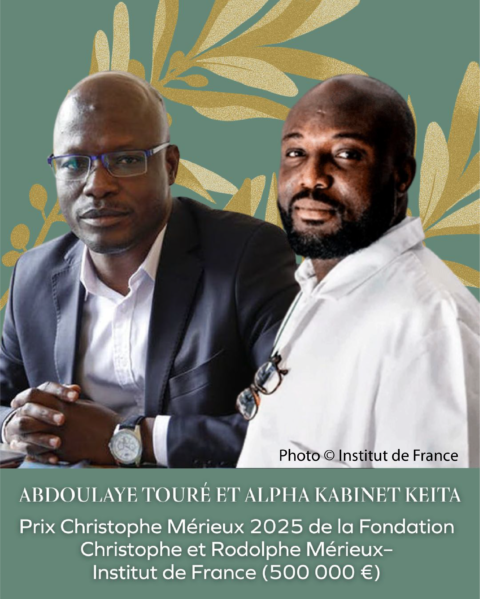 Professeur Alpha Kabinet Keita et Professeur Abdoulaye Touré remportent le Prix Christophe Mérieux 2025
