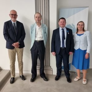 Cérémonie de remise des insignes de Chevalier dans l’ordre national du mérite pour Jérôme DEFAZIO