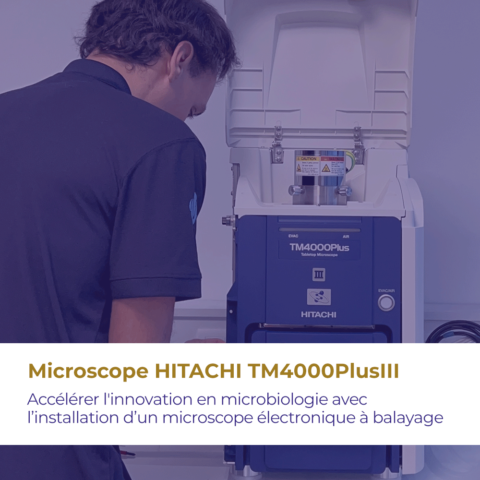 Installation Microscope HITACHI TM4000PlusIII